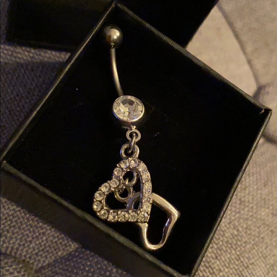 Dangle Heart Belly Rings Dangle Heart Belly Rings